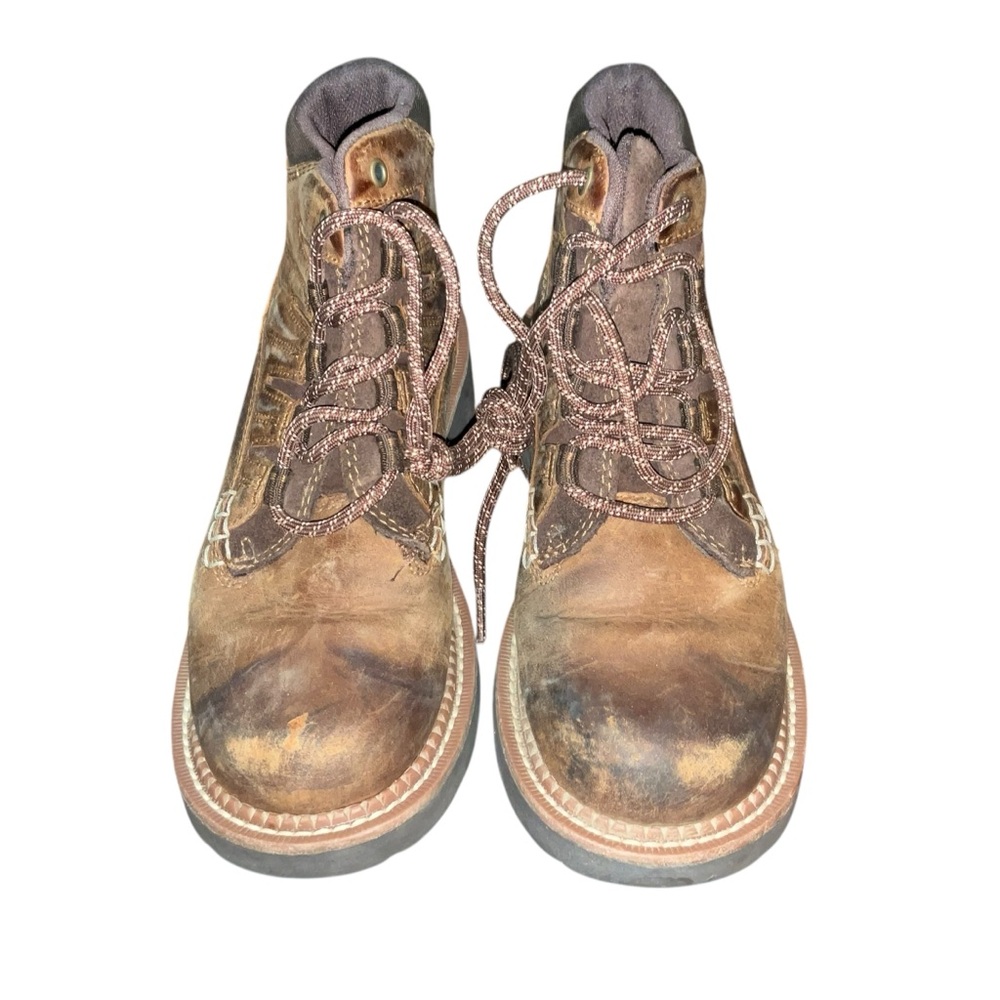 Ariat Leather Lace-Up Work Boots Women’s 6.5C Brown